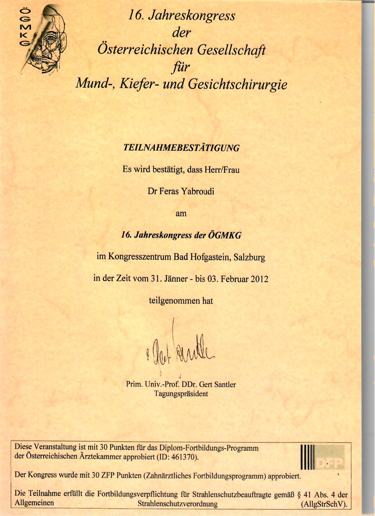 Dr.fersas yabroudi certificate 10