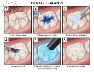 fluoride and sealant